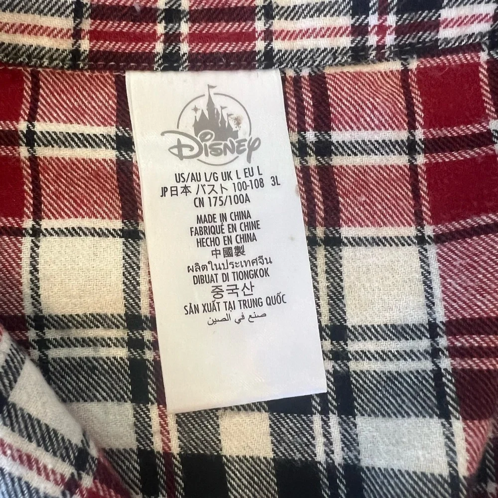 Disney Adult Pajama Set - Christmas 2022 Mickey Plaid
